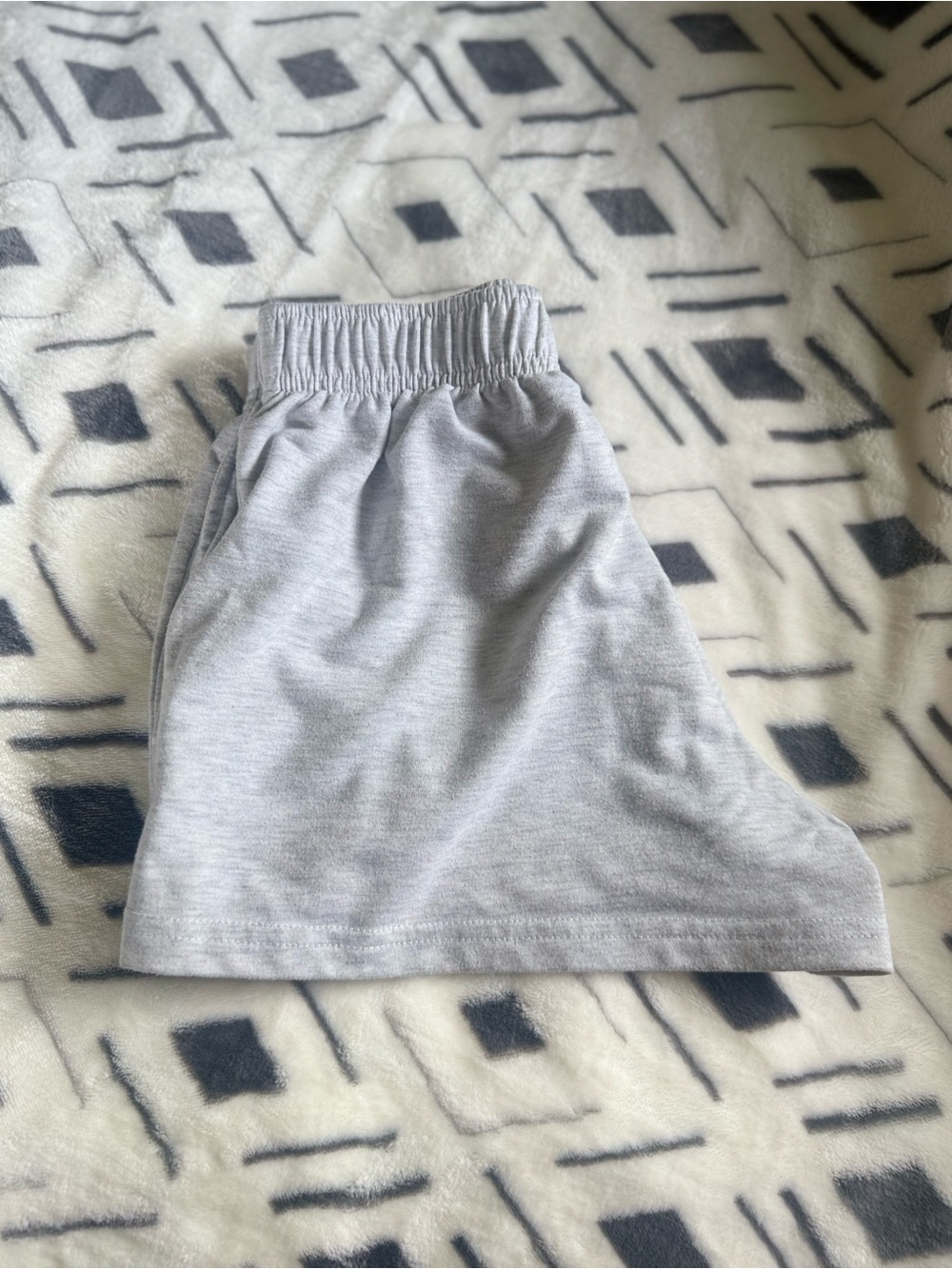 Elastic Waist Shorts - Light Gray